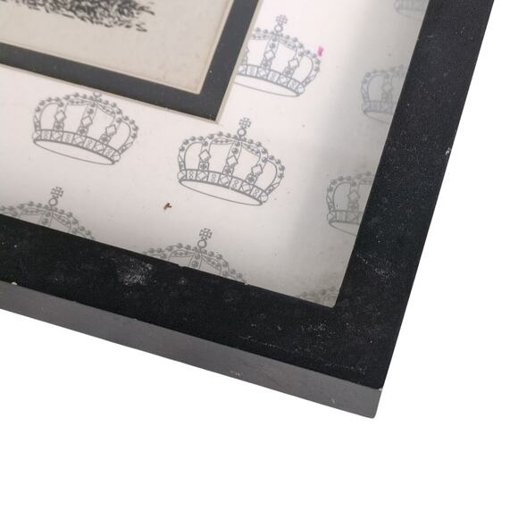 10x8" Black Framed Tree Etching Print, Crown Matte, Dried Flowers Academia Decor - Picture 4 of 5